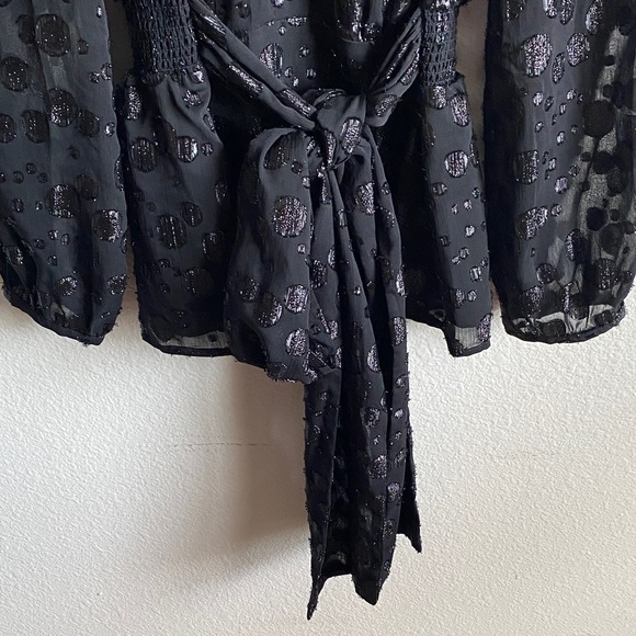 J. Crew Black V-Neck Blouse - Picture 4 of 15